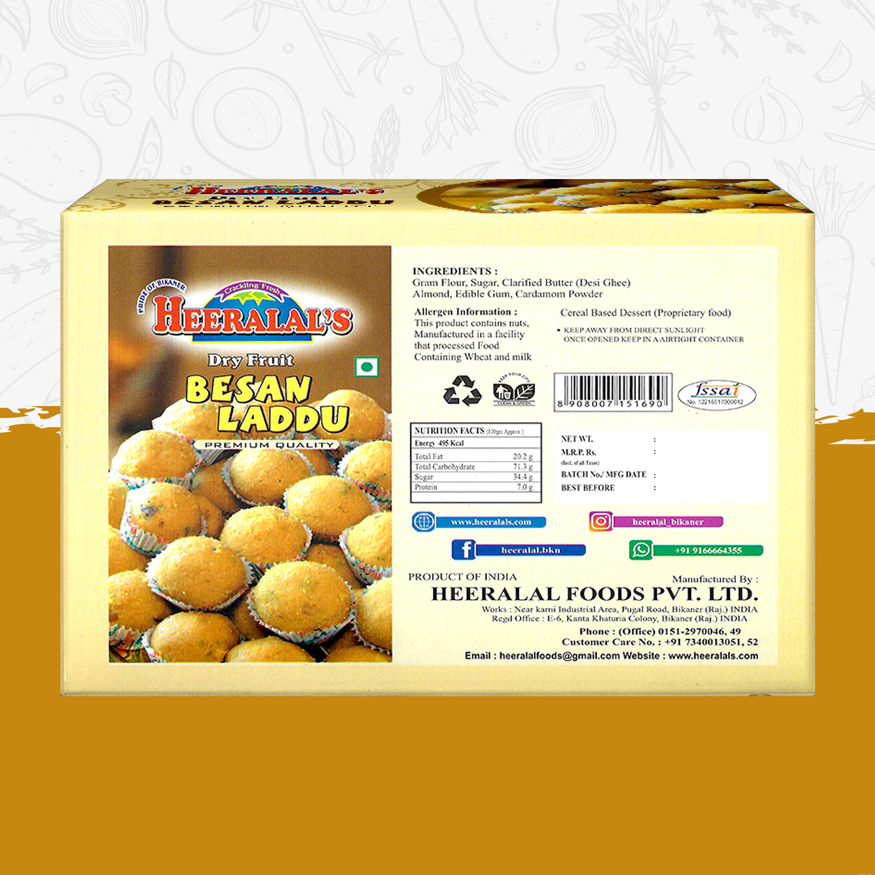 Dry Fruit Besan Laddu